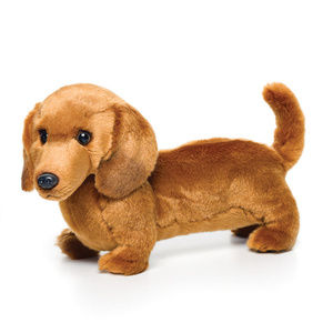 13 inch Plush Brown Dachshund Dackel Dog Large New